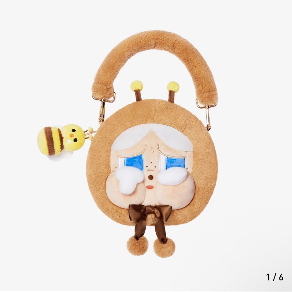 Crybaby crying again Plush Handbag with Bee Charm